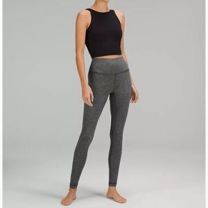 Lululemon gray leggings, size 6